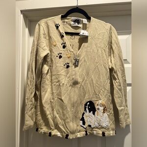 Vintage Storybook Knits Dog Sweater